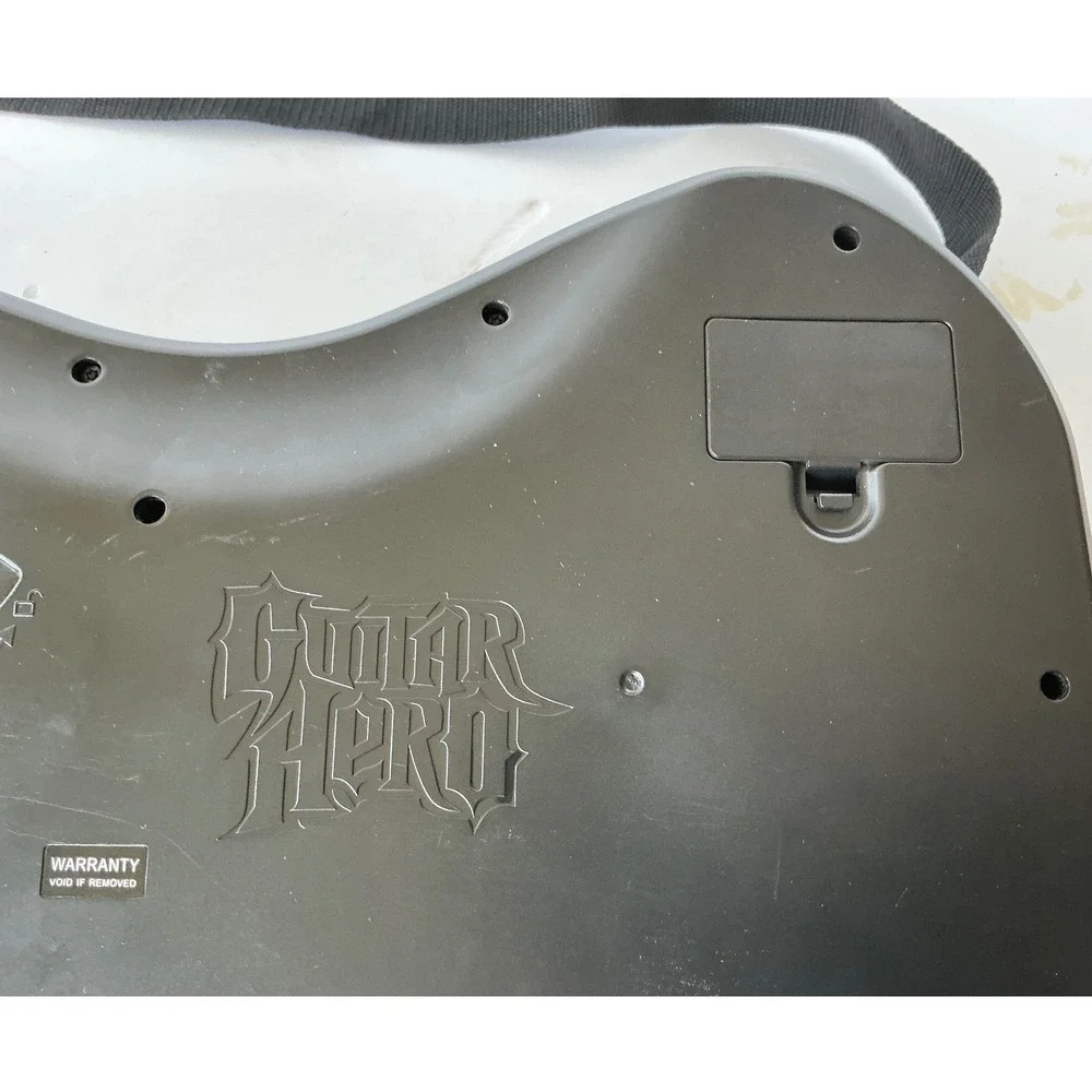Kramer Guitar‎ Hero Aerosmith As-is Wireless  PS2 Black Striker Gaming Guitar